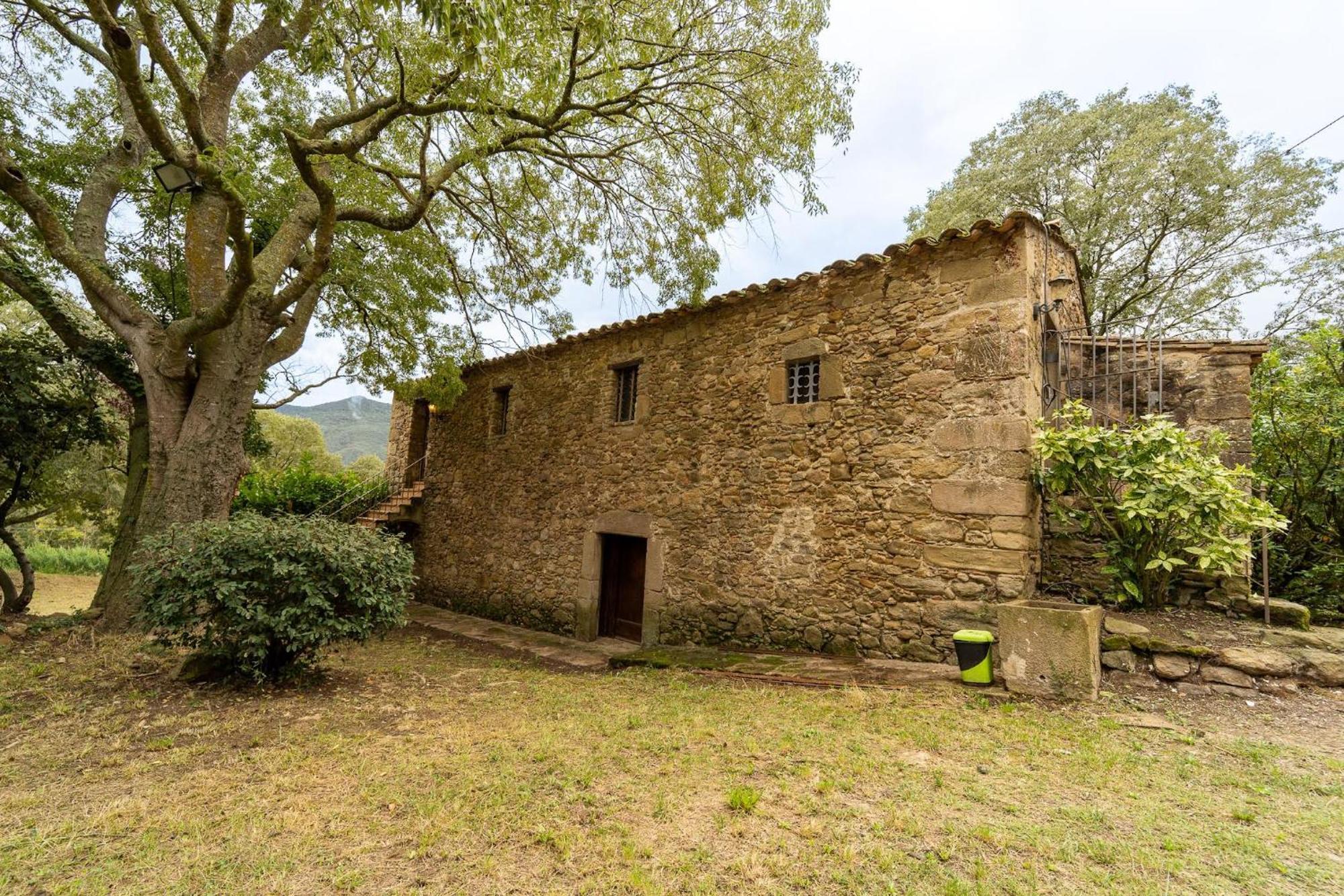 Sant Miquel de Campmajor Castell In Gironaヴィラ エクステリア 写真