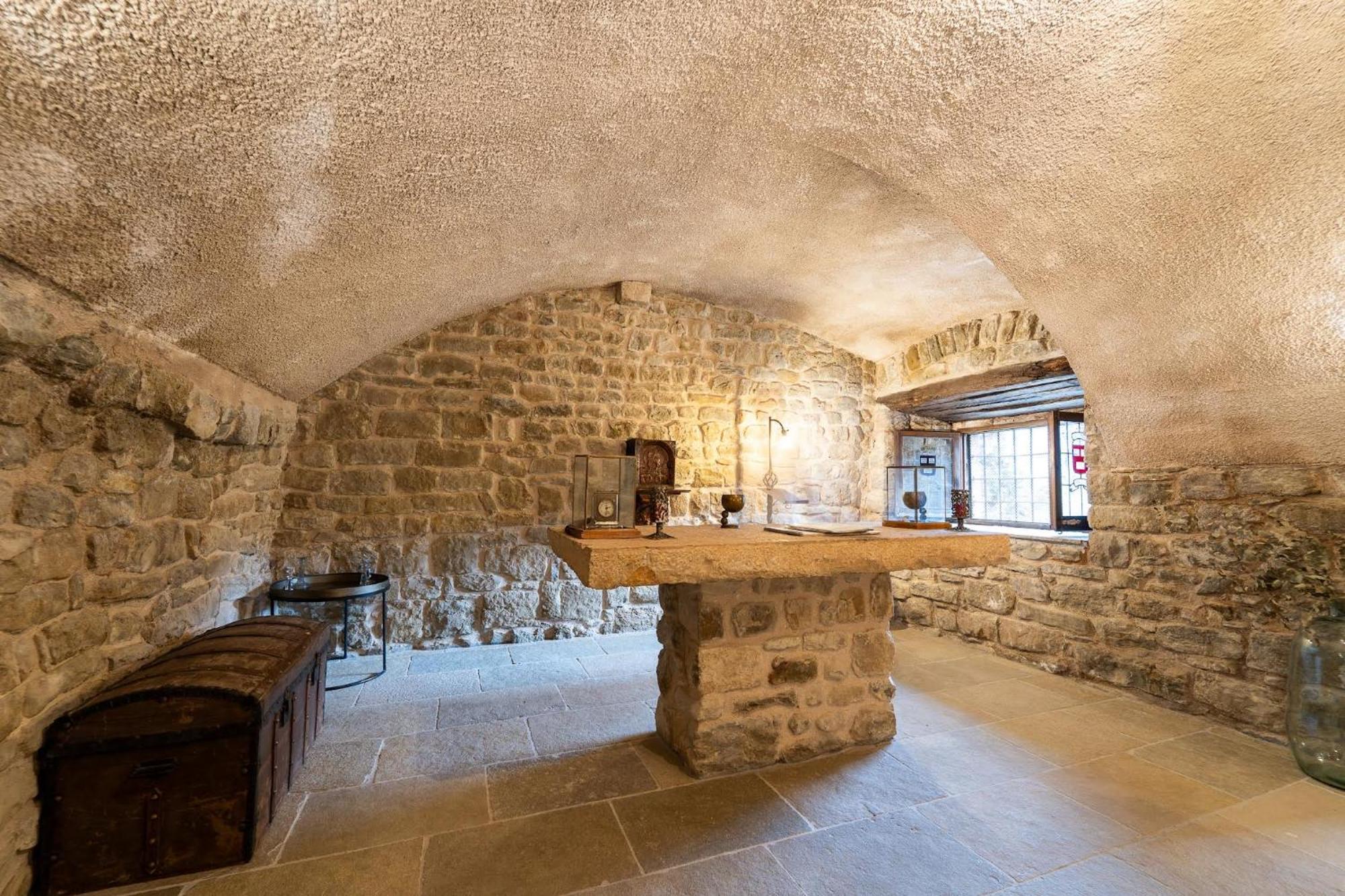 Sant Miquel de Campmajor Castell In Gironaヴィラ エクステリア 写真