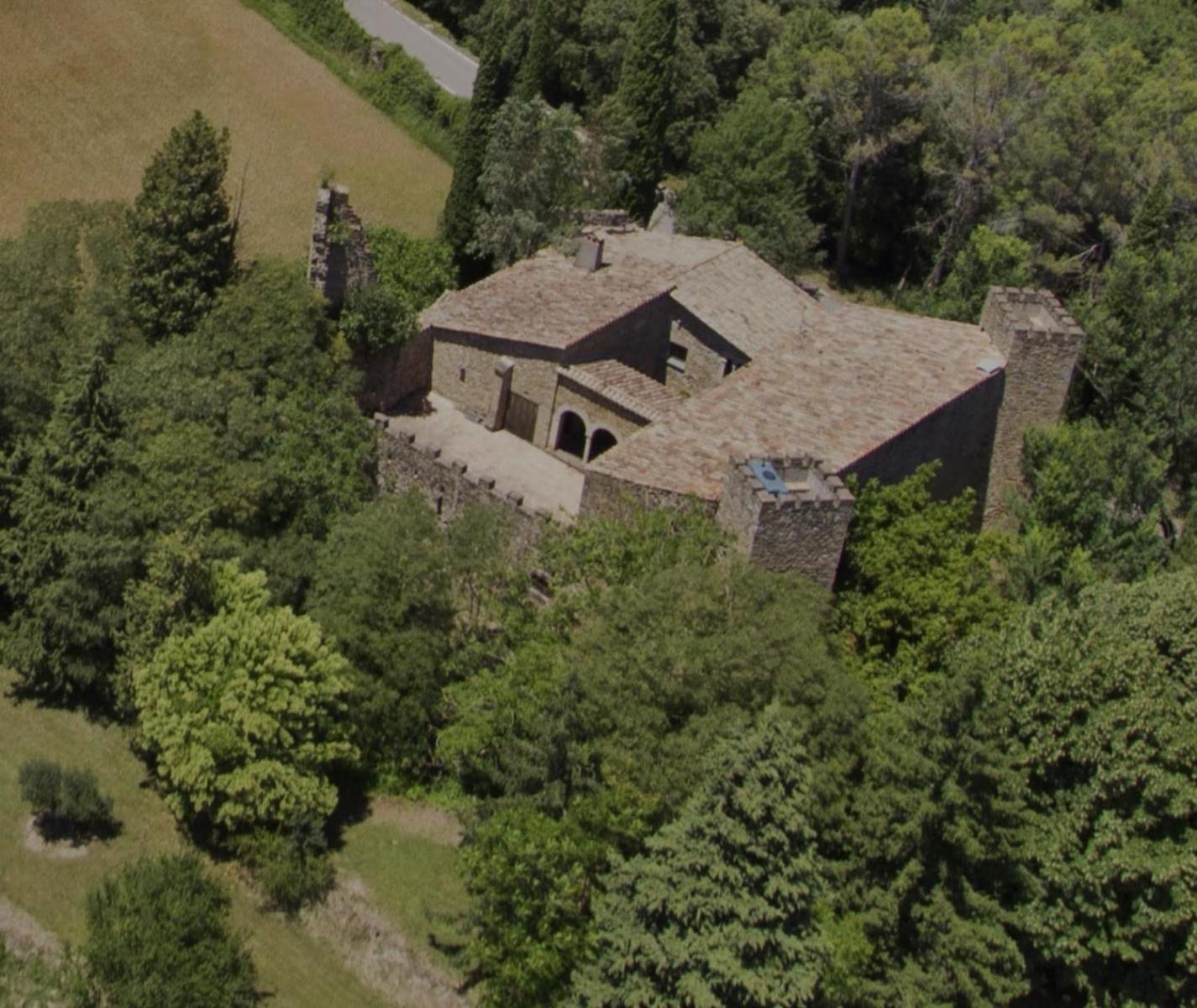Sant Miquel de Campmajor Castell In Gironaヴィラ エクステリア 写真